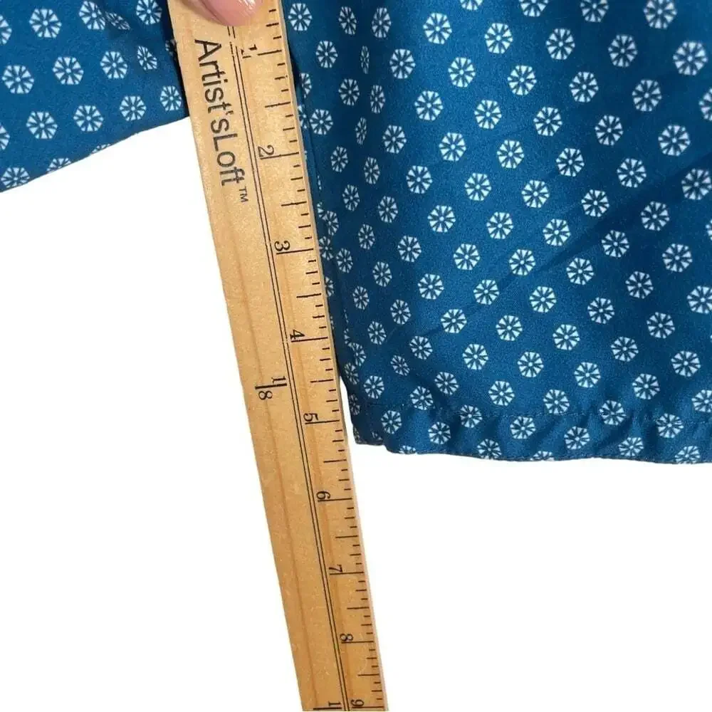 Ted Baker London Swim Trunks Blue Fish Floral Lined Pockets X-Large Vacation
